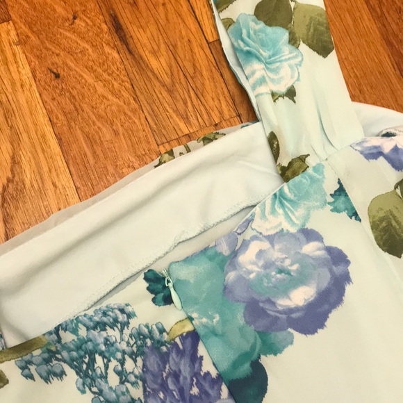 Madison Leigh lace Jacket dress turq/multi,NWT - Picture 4 of 8